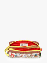 Pennenzak 2 Compartimenten Hello hossy Beige cool kids P-vue-porte